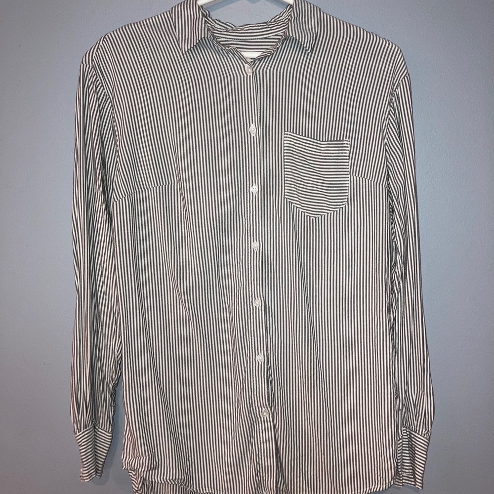 Striped flannel